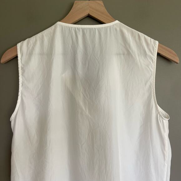 ATM ANTHONY THOMAS MELILLO Silk Charmeuse Blouse Chalk Ivory White Size XS Chic - Picture 14 of 16
